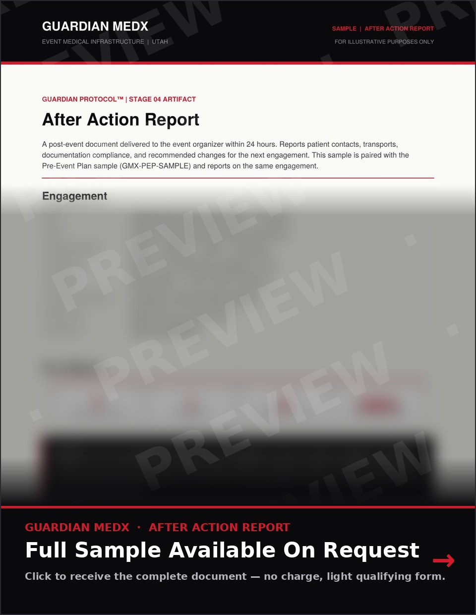 After Action Report — preview